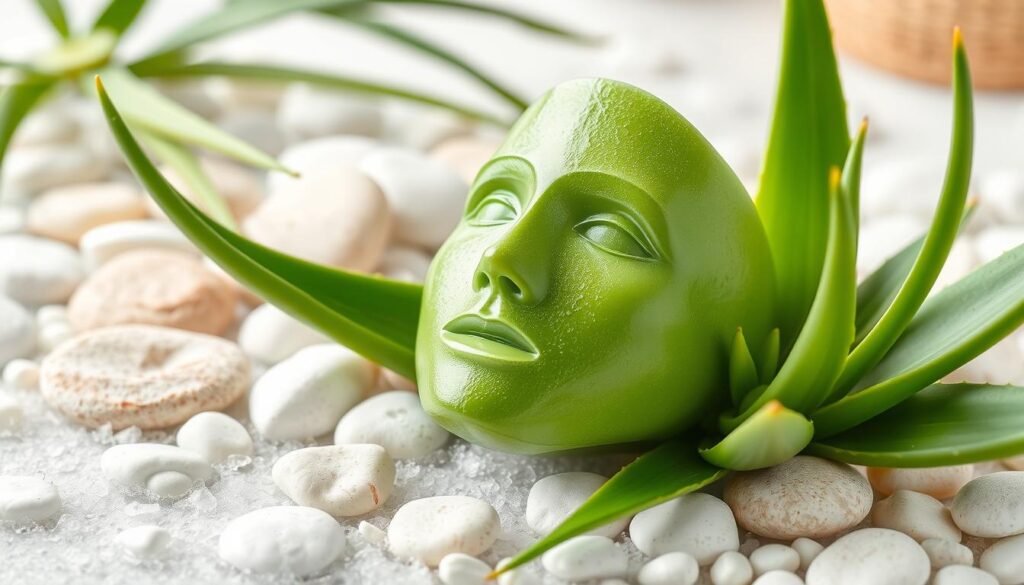 Aloe vera face mask