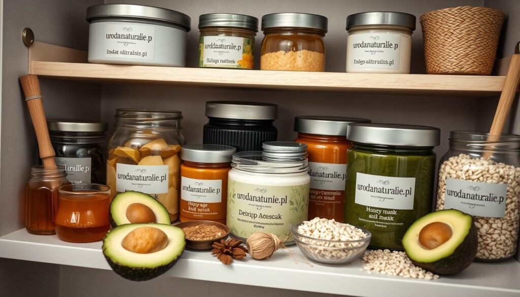 Przechowywanie domowych maseczek Przechowywanie domowych maseczek