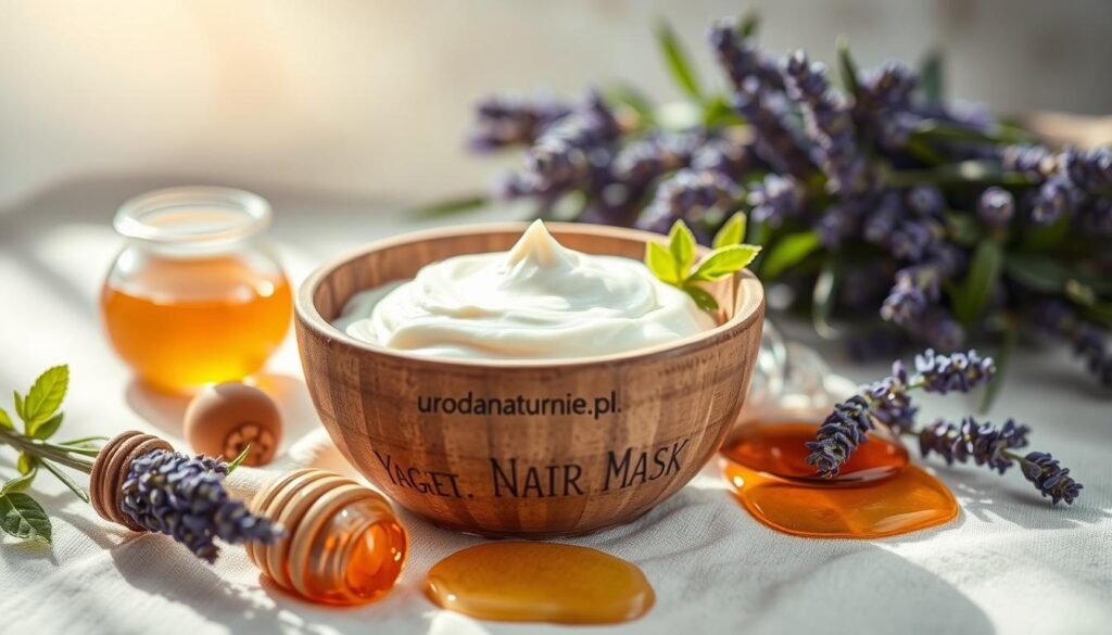 maseczka z drożdży i mleka