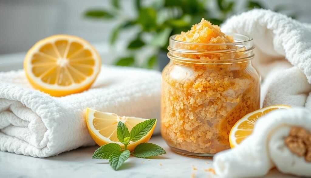 peeling cukrowy do twarzy