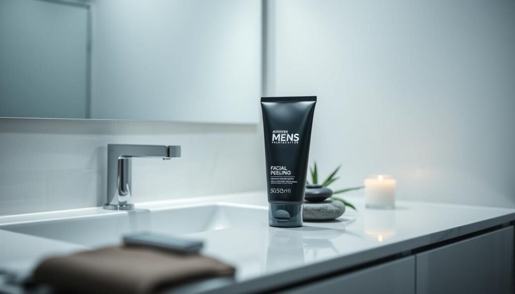 peeling do twarzy dla mężczyzn