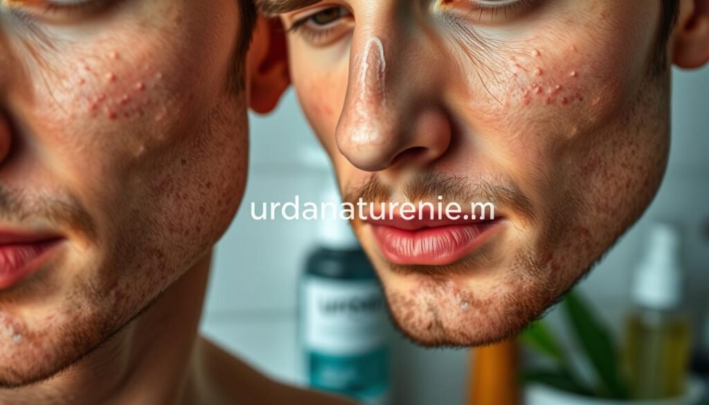 problemy skórne u mężczyzn