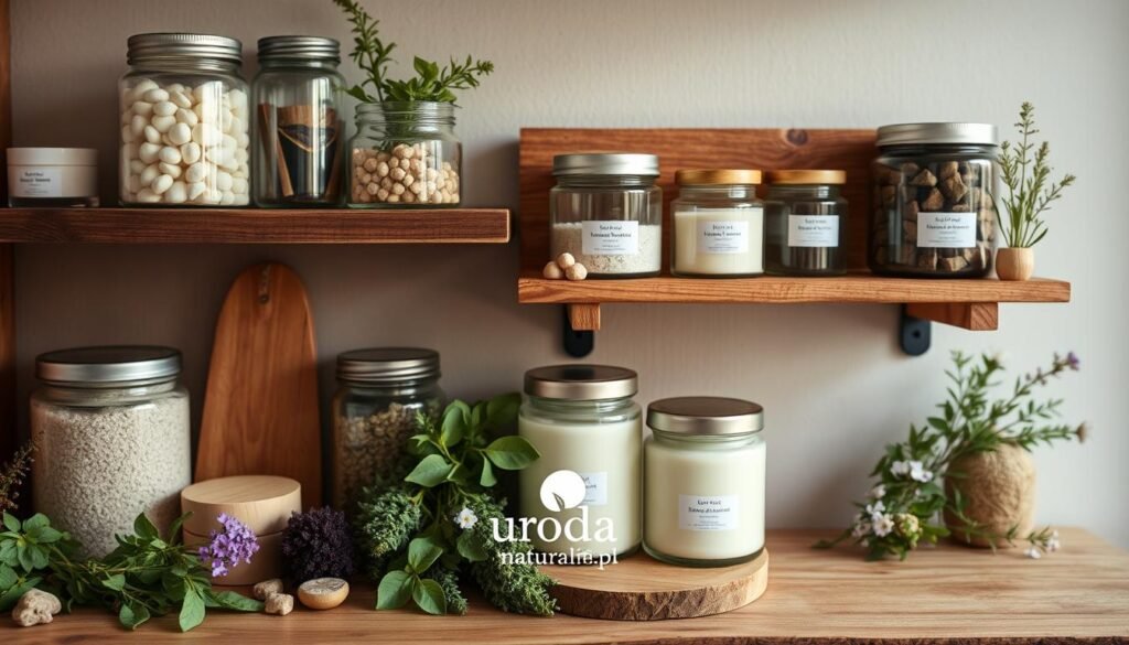 przechowywanie domowych kosmetyków