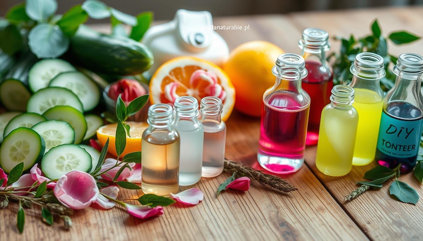 domowe toniki do twarzy