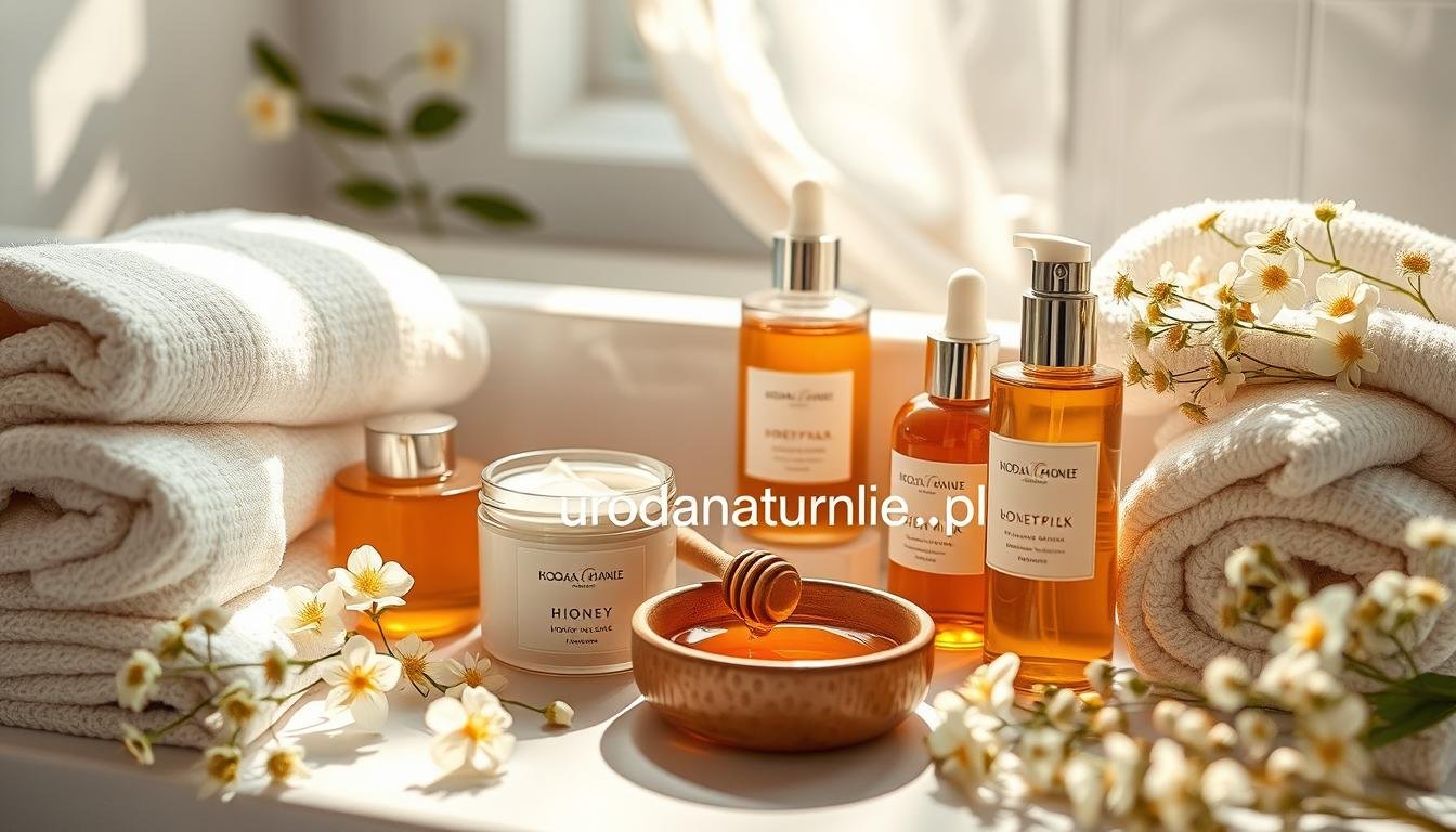 Kosmetyki z miodu i mleka