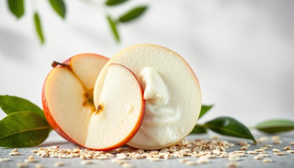 Maseczka oczyszczająca z jabłka i owsa