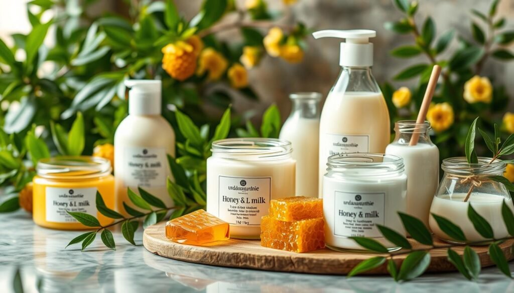 Miód i mleko w kosmetykach