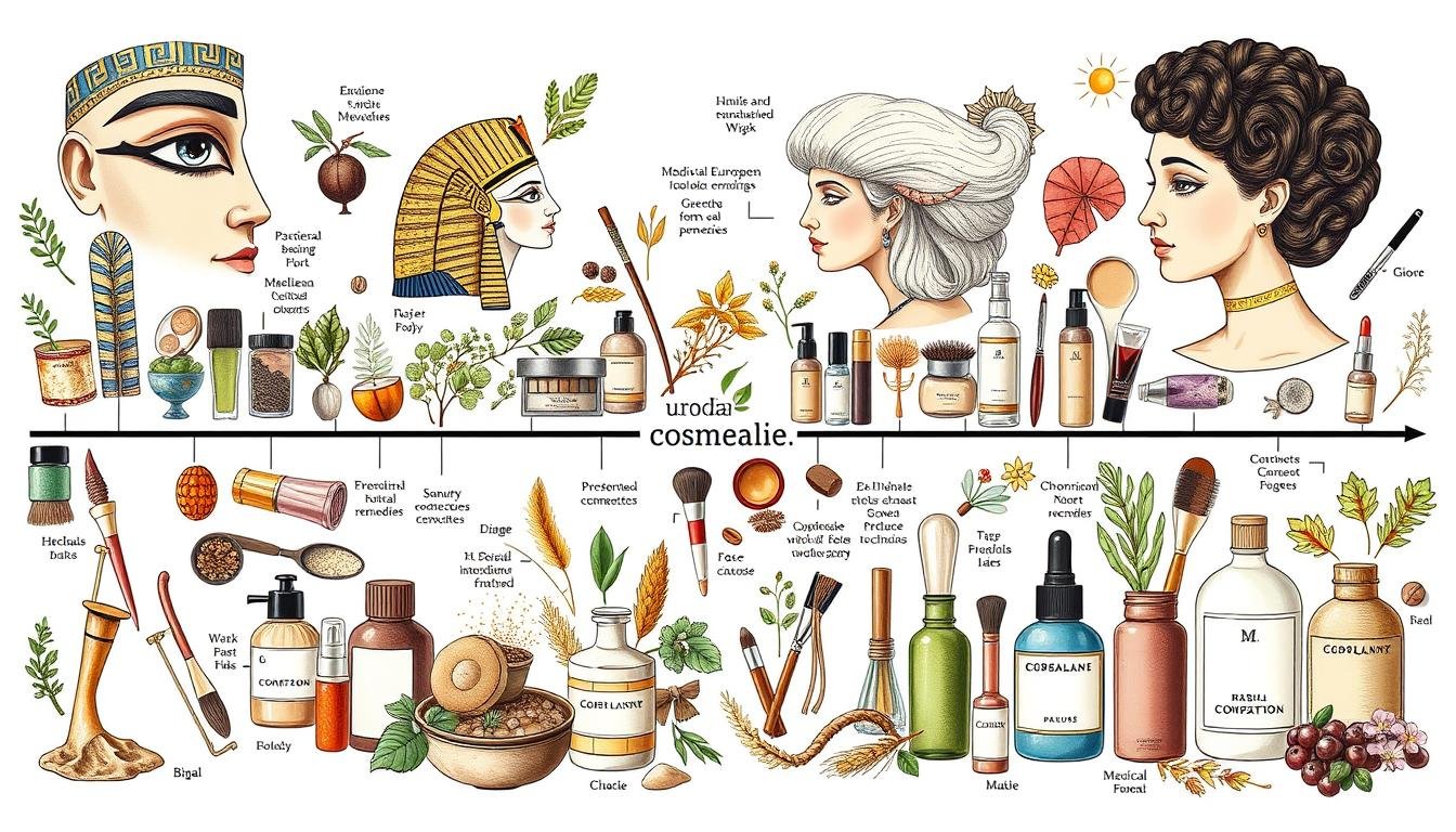 historia kosmetyków na przestrzeni wieków