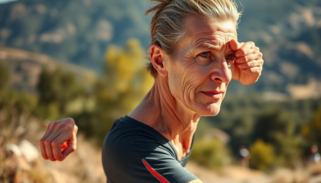 bieganie a starzenie się skóry