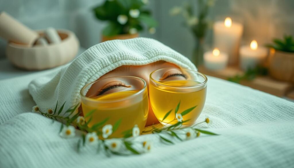 herbaciane kompresy na oczy