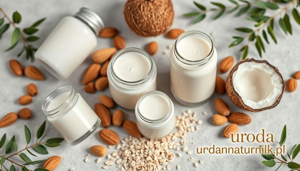 mleko roślinne w kosmetykach