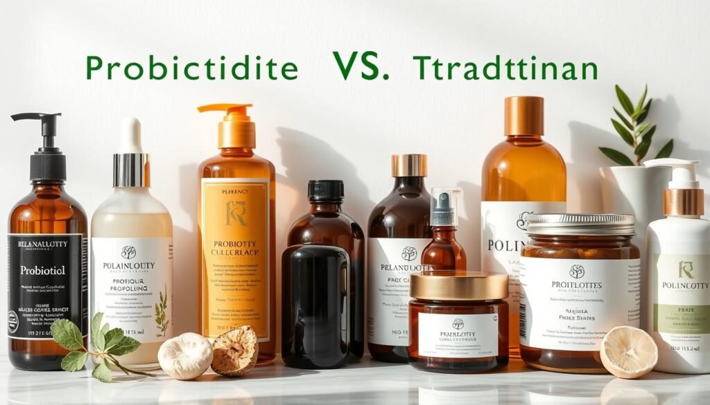 porównanie kosmetyków probiotycznych i klasycznych