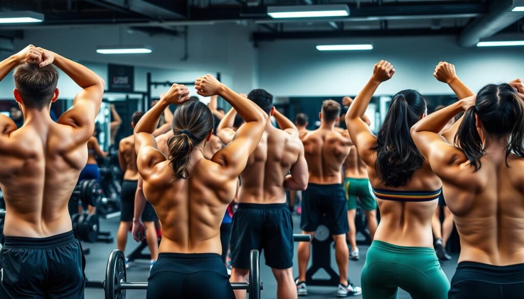 trening pleców na siłowni