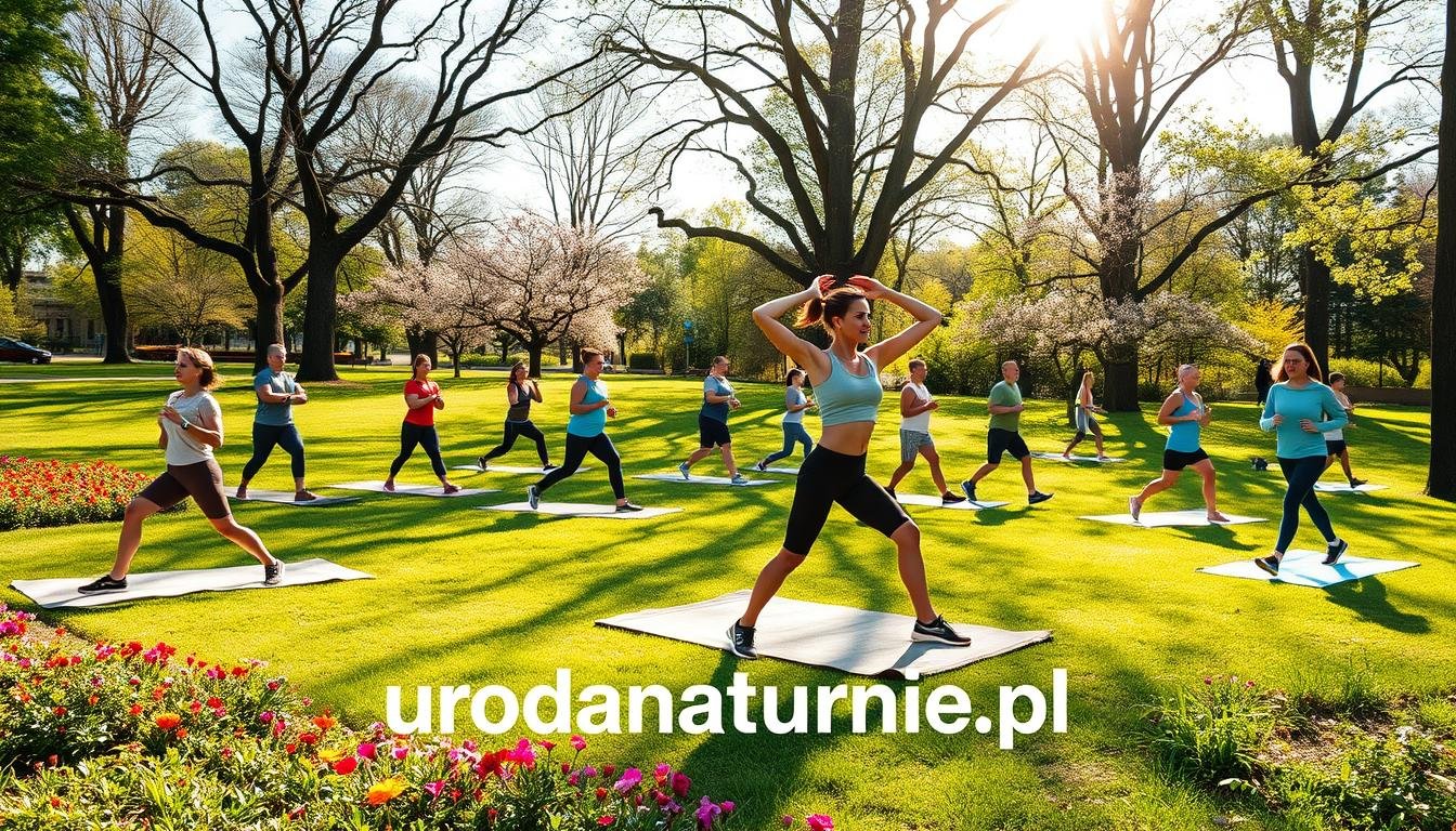 Ćwiczenia outdoorowe na świeżym powietrzu