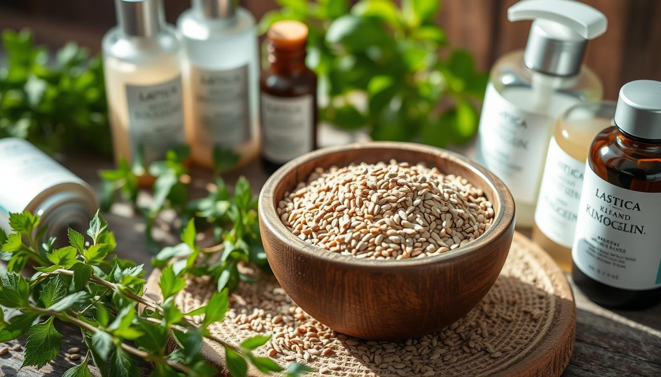 Domowe maski z siemienia lnianego