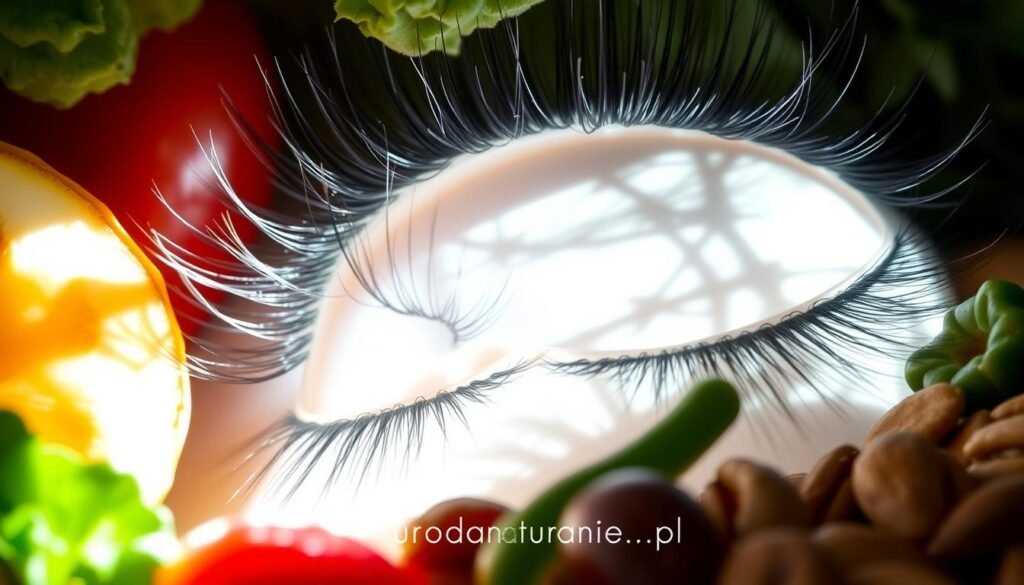 Zdrowe i odżywione rzęsy