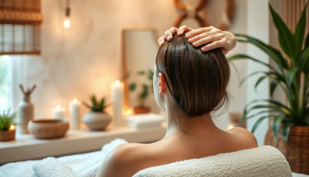 ćwiczenia dla skóry głowy