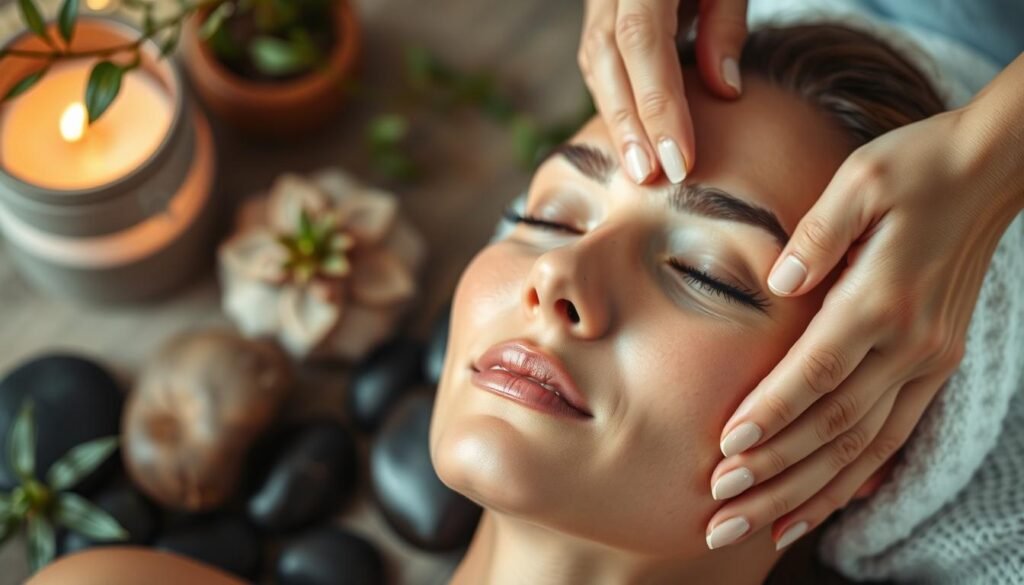 masaż twarzy przeciw zmarszczkom