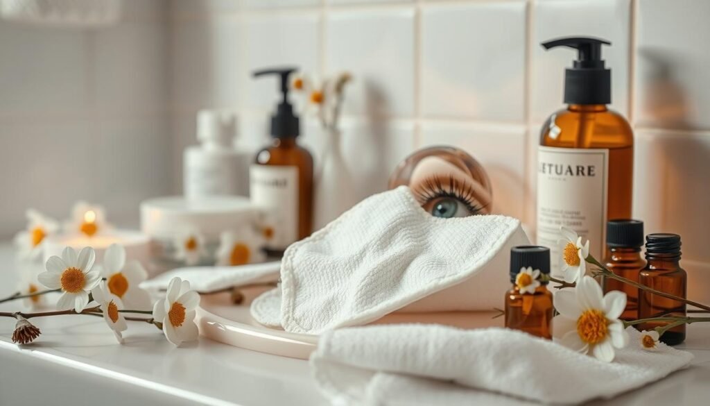 prawidłowy demakijaż rzęs