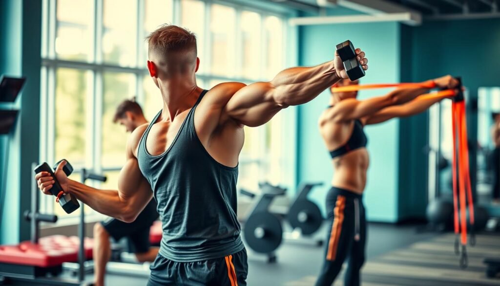 izometryczne ćwiczenia na ramiona