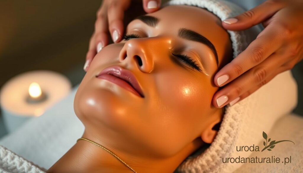 metody masażu olejek arganowy twarzy