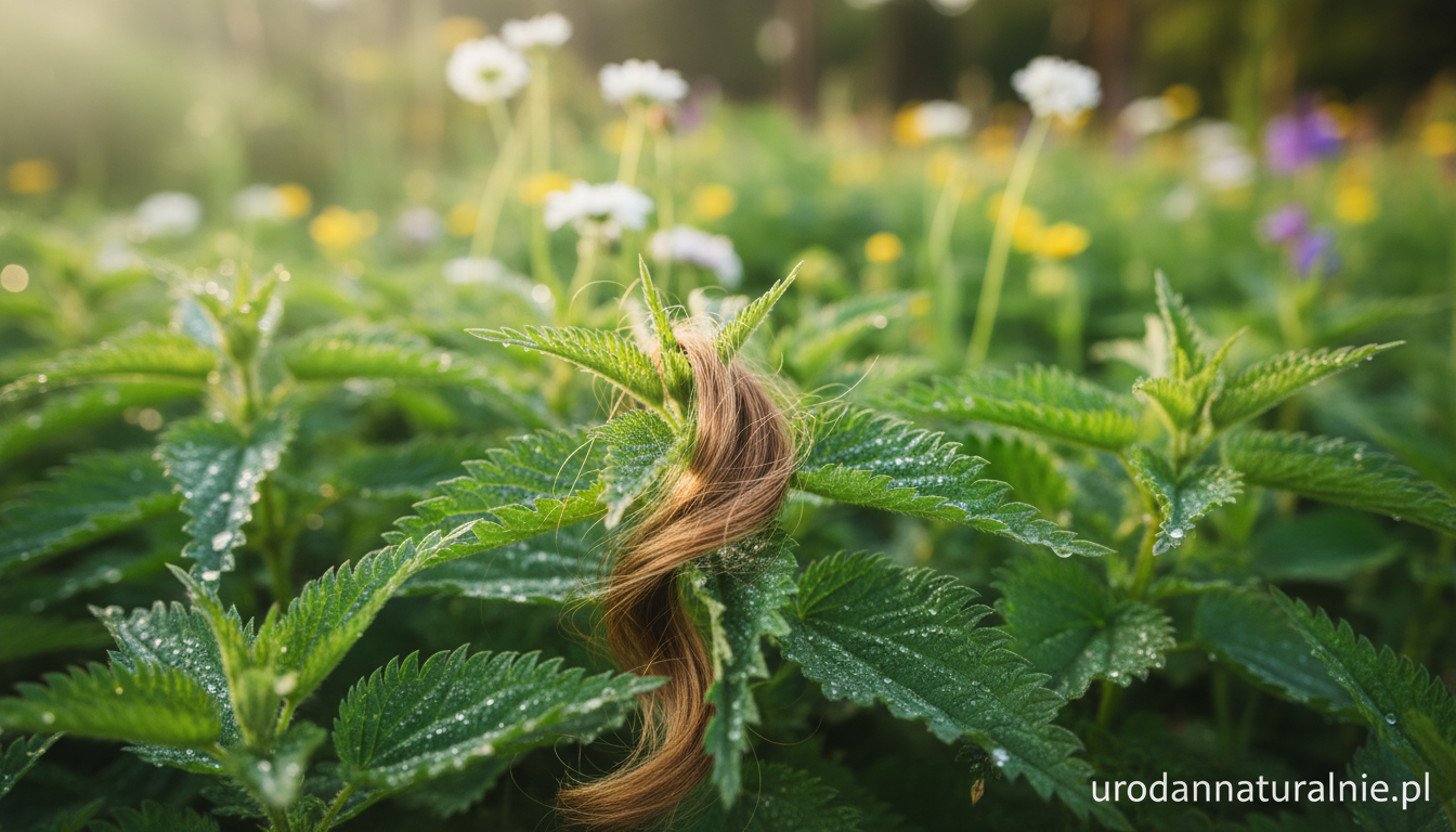 pokrzywa na włosy